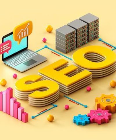 SEO concept. 3d illustration.